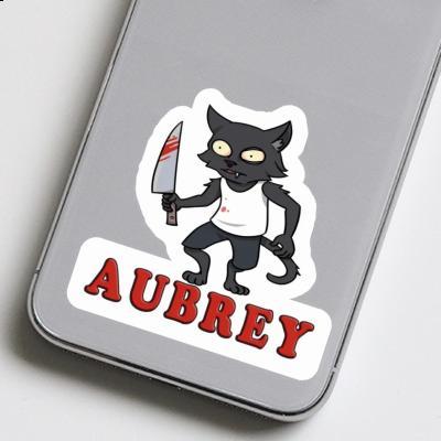 Sticker Aubrey Psycho Cat Gift package Image