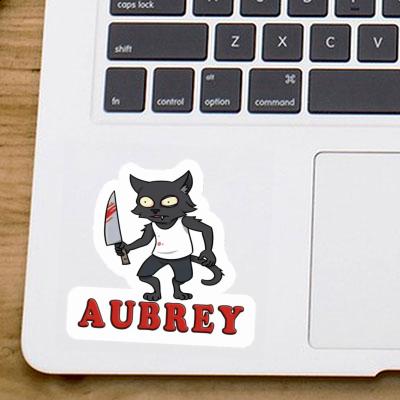 Sticker Aubrey Psycho Cat Gift package Image