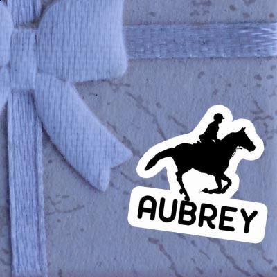 Horse Rider Sticker Aubrey Notebook Image