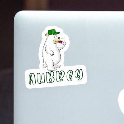 Sticker Aubrey Bear Laptop Image