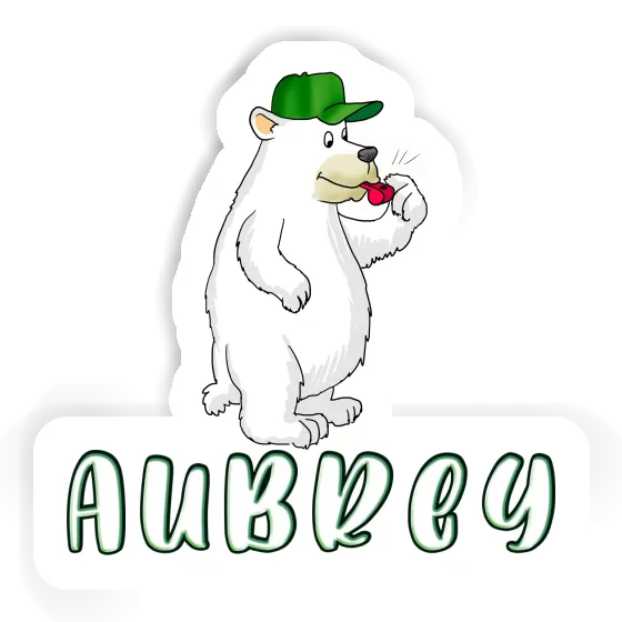 Sticker Aubrey Bear Image