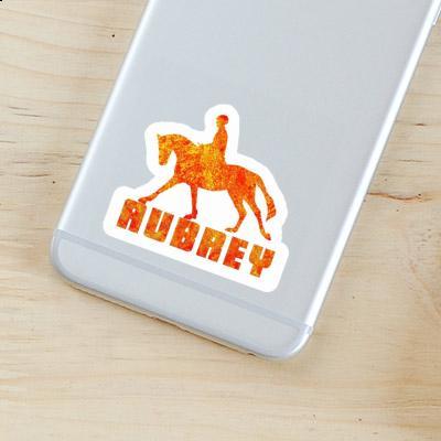 Horse Rider Sticker Aubrey Laptop Image