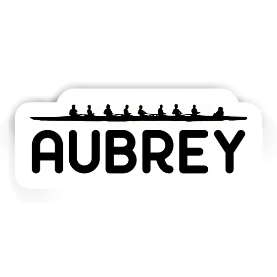 Aubrey Autocollant Bateau à rames Image