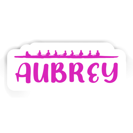 Aubrey Autocollant Bateau à rames Image