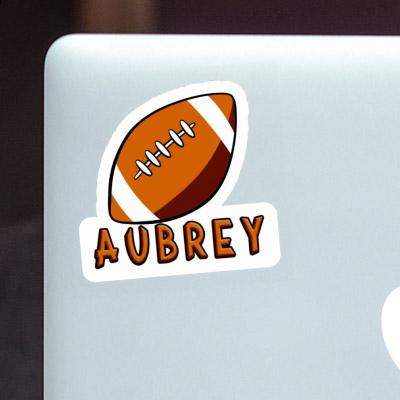 Autocollant Aubrey Rugby Laptop Image