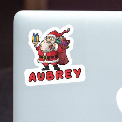 Autocollant Père Noël Aubrey Laptop Image