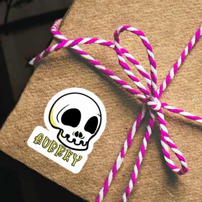 Sticker Aubrey Skull Gift package Image