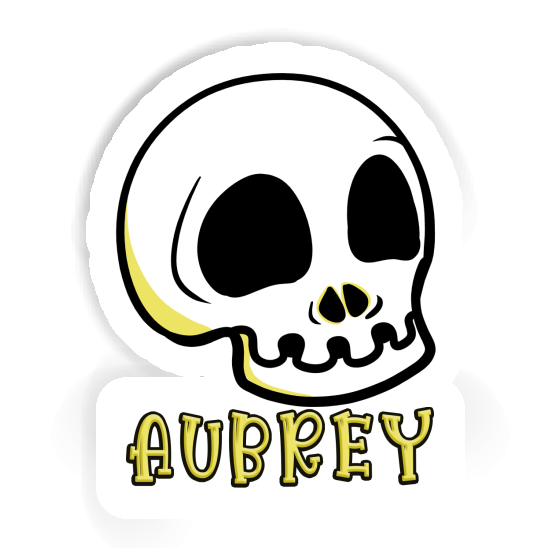 Sticker Aubrey Skull Image