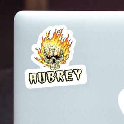 Sticker Aubrey Skull Image