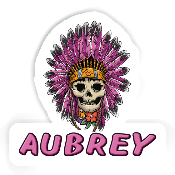 Aubrey Sticker Womens Skull Gift package Image