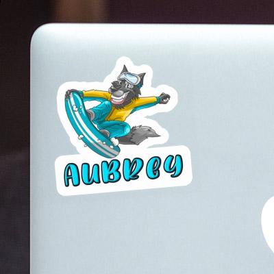 Sticker Aubrey Snowboarder Image