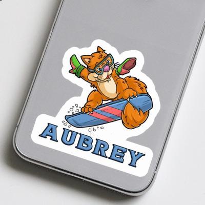 Aufkleber Snowboarderin Aubrey Gift package Image