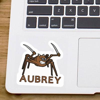 Aubrey Sticker Kampfspinne Laptop Image