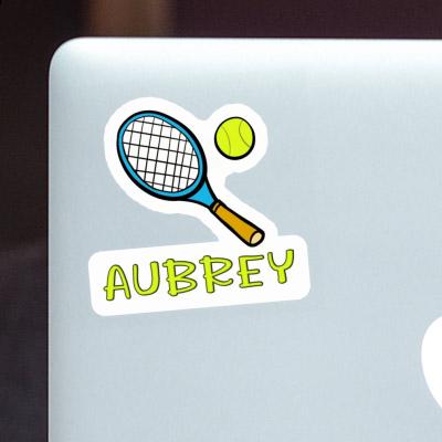 Sticker Aubrey Tennis Racket Laptop Image