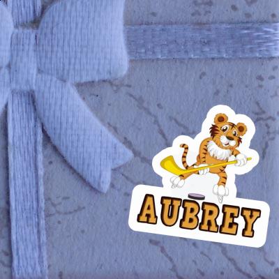 Autocollant Tigre Aubrey Laptop Image