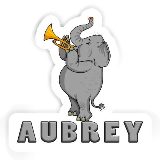 Elephant Sticker Aubrey Notebook Image