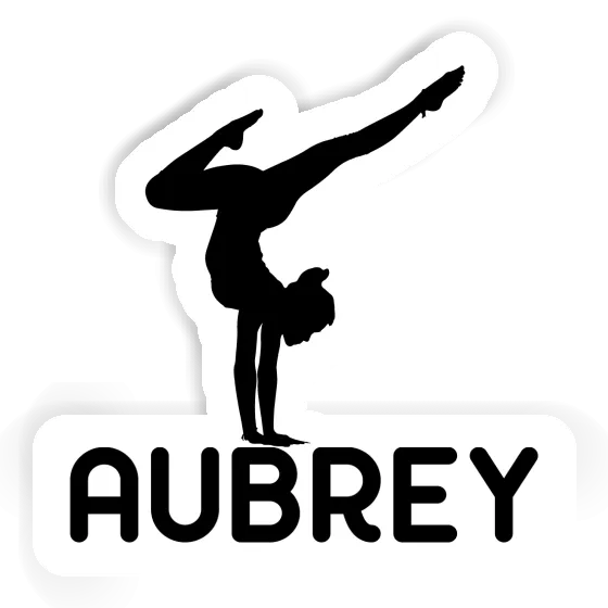 Aubrey Sticker Yoga-Frau Image