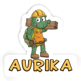 Aurika Sticker Bauarbeiter Image