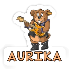 Aurika Sticker Gitarrist Image