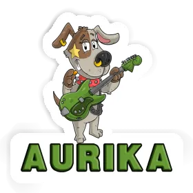 Sticker Aurika Gitarrist Image