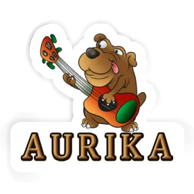 Gitarrist Aufkleber Aurika Image