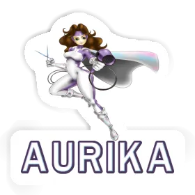 Aufkleber Frisörin Aurika Image