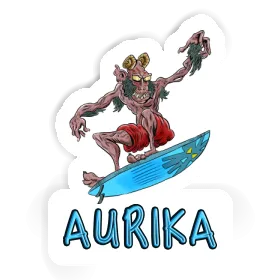 Aurika Sticker Wellenreiter Image