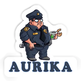 Sticker Polizist Aurika Image