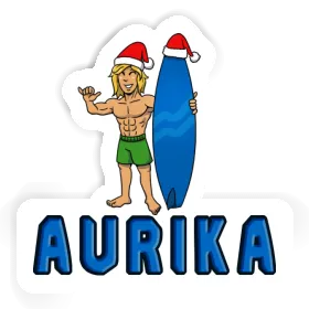 Surfer Aufkleber Aurika Image