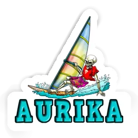 Sticker Aurika Surfer Image