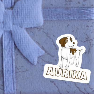 Autocollant Épagneul de Bretagne Aurika Gift package Image