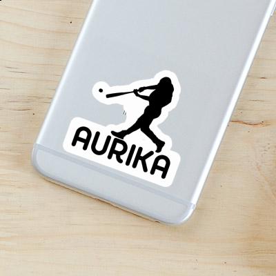 Sticker Aurika Baseball Player Image