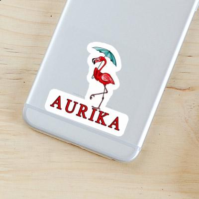 Flamingo Aufkleber Aurika Notebook Image