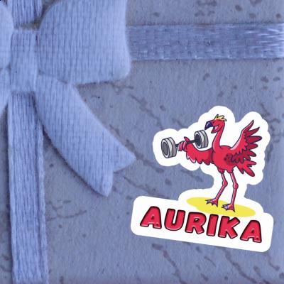 Autocollant Flamant rose Aurika Gift package Image