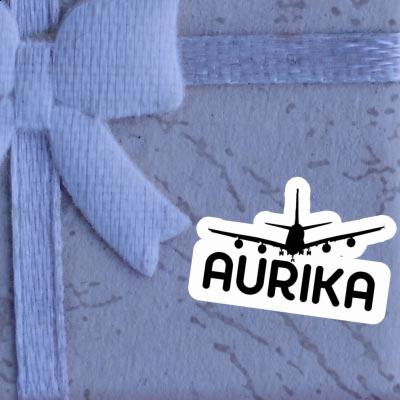 Aufkleber Aurika Flugzeug Laptop Image