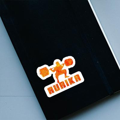 Aurika Autocollant Haltérophilie Image