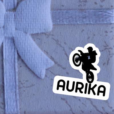 Sticker Aurika Motocross-Fahrer Gift package Image