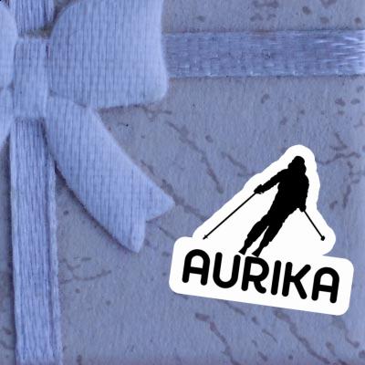 Aurika Sticker Skifahrerin Gift package Image