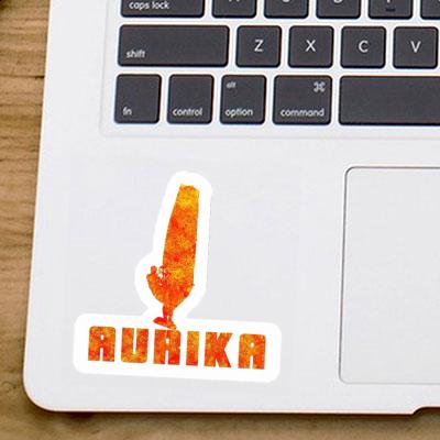 Windsurfer Sticker Aurika Notebook Image