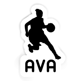 Autocollant Joueuse de basket-ball Ava Image