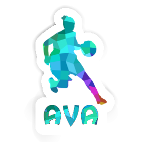 Autocollant Joueuse de basket-ball Ava Image