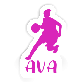 Autocollant Joueuse de basket-ball Ava Image