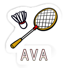 Autocollant Ava Raquette de badminton Image