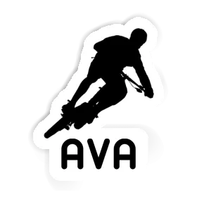 Ava Autocollant Vététiste Image