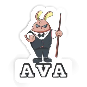 Sticker Ava Billardspieler Image