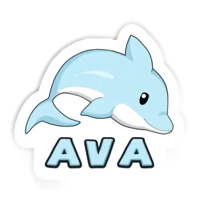 Sticker Ava Dolphin Image
