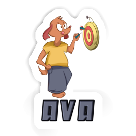 Dog Sticker Ava Image