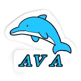 Sticker Dolphin Ava Image