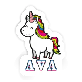 Aufkleber Einhorn Ava Image