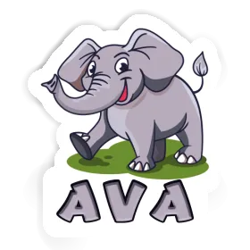 Ava Aufkleber Elefant Image